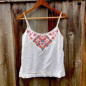 Embroidered tank top from Velvet